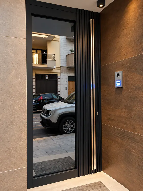 Portoncino d'ingresso su misura